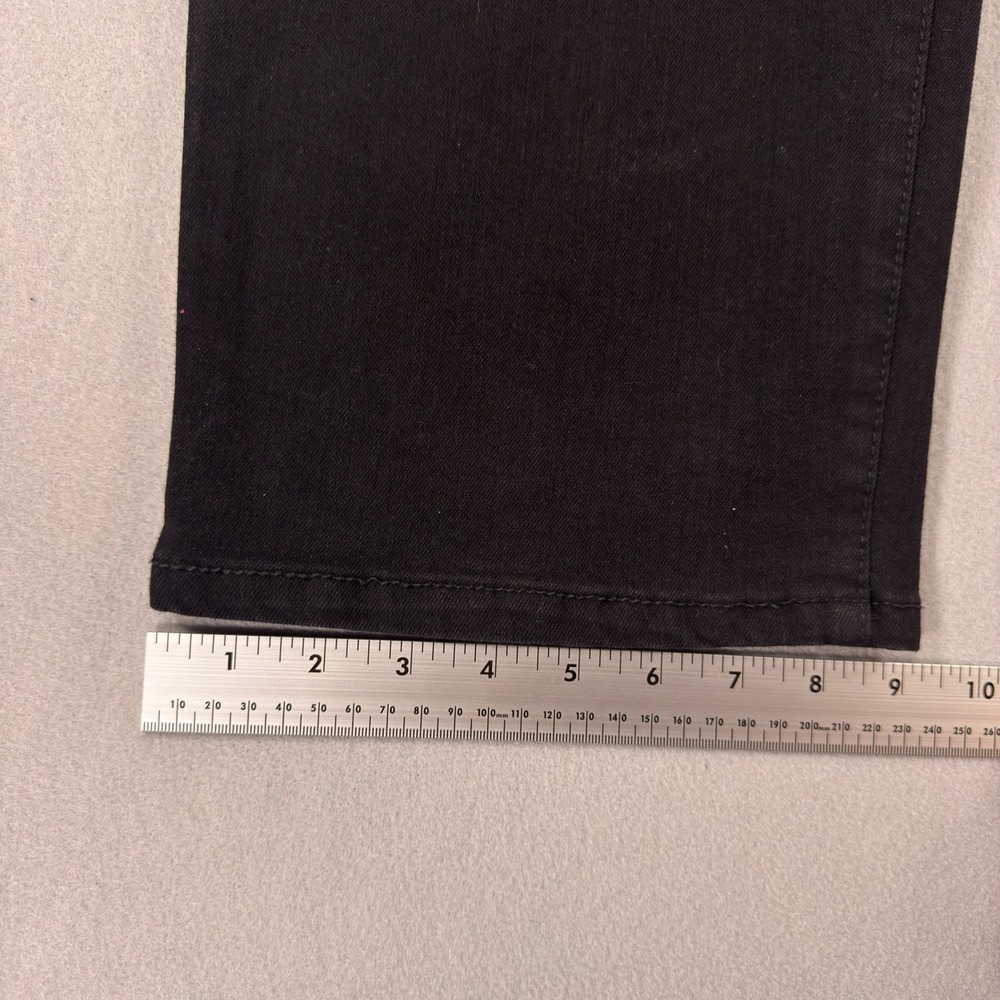 Bandolino Mandie Straight Leg Jeans Saturated Black 20WS Short Flawless Stretch - Picture 8 of 12